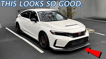 This Front Lip TRANSFORMED our FL5 Type-R! *PLM Carbon Fiber Front Lip*