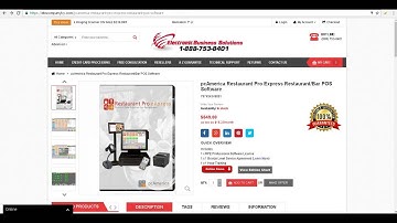 pcAmerica Restaurant Pro Express (RPE) Software license By Electronic Business Solutions