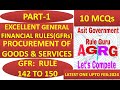 Excellent general financial rulesgfrs part1