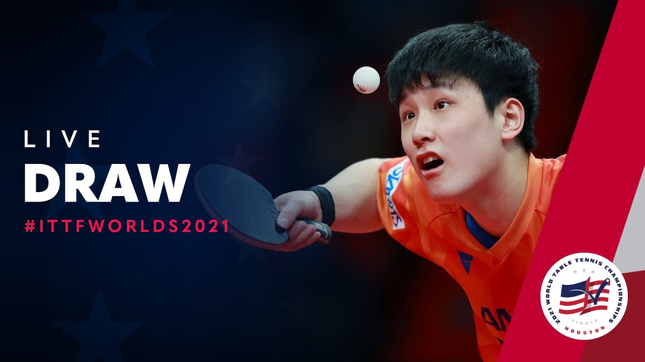 ITTFWorlds2021 Watch the Draw Live on Sunday!