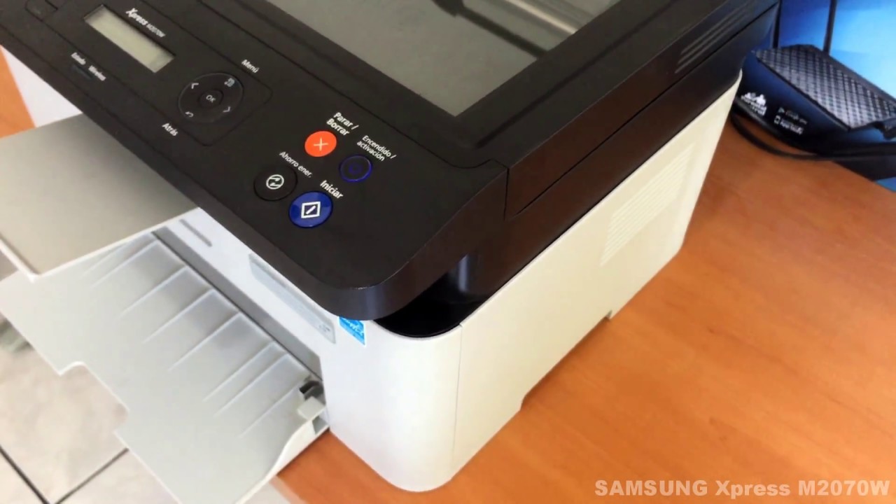 VISTA | Impresora Multifuncional SAMSUNG Xpress M2070W - YouTube