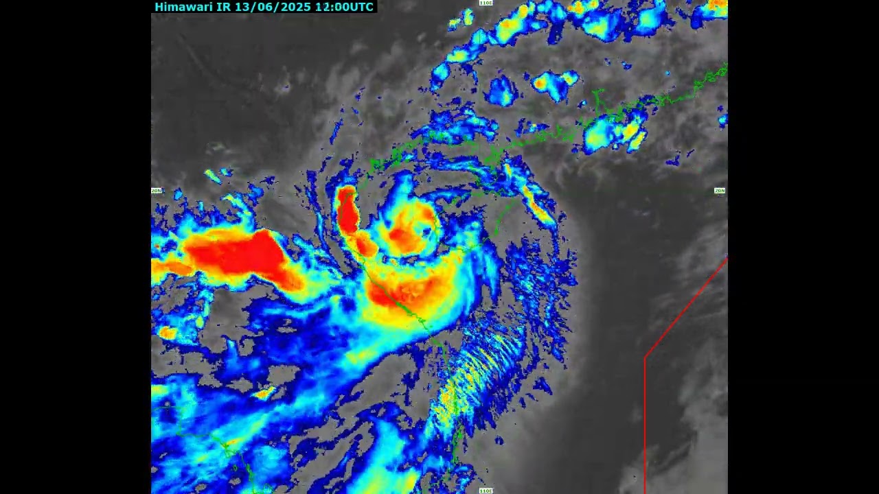 Severe Tropical Storm Wutip Enhanced IR