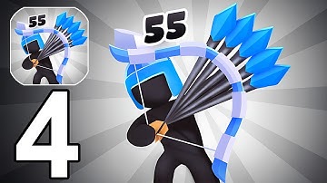 Merge Archers Part 4 Gameplay Walkthrough Android IOS