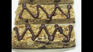 Oatmeal Breakfast Bars - حلويات بالشوفان سهلة و صحية و مغذية