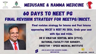 60 Days to NEET PG | FINAL REVISION STRATEGY FOR NEETPG/INICET | Dr K Senthil Vinayak MCh (CTVS) screenshot 4