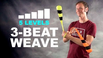 3 Beat Weave for Poi: 5 Levels of Difficulty