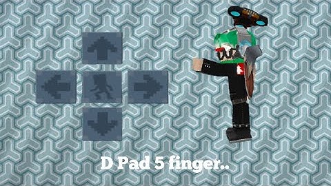 Bedwars but I use d pad 5 finger [blockman go]