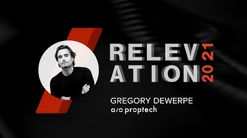 RELEVATION Talks - Gregory Dewerpe, Founder at A/O PropTech