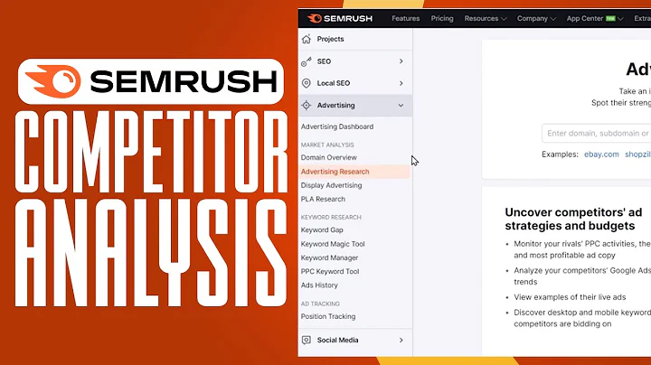 How To Do Competitor Analysis In Google Ads | Semrush Competitor Analyses Tutorial 2025