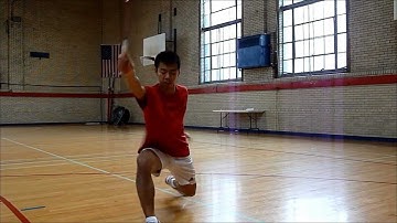 Badminton Footwork by Jimmy Lin, Part 2C: Front Court Combined