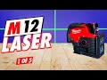 NEW MILWAUKEE M12 CROSS LINE LASER w/ PLUMB POINTS!  FAST and ACCURATE!!   Model #3622-20