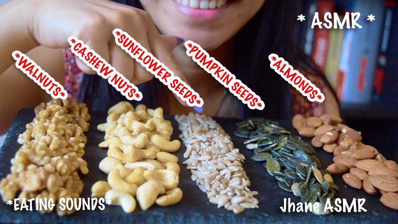 *EATING NUTS AND SEEDS* ASMR |eating sounds |FILIPINA