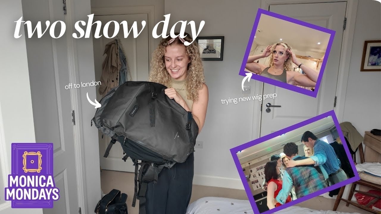 DOUBLE SHOW SATURDAY 🎭| trying new wig prep, leaving Cirencester, backstage
