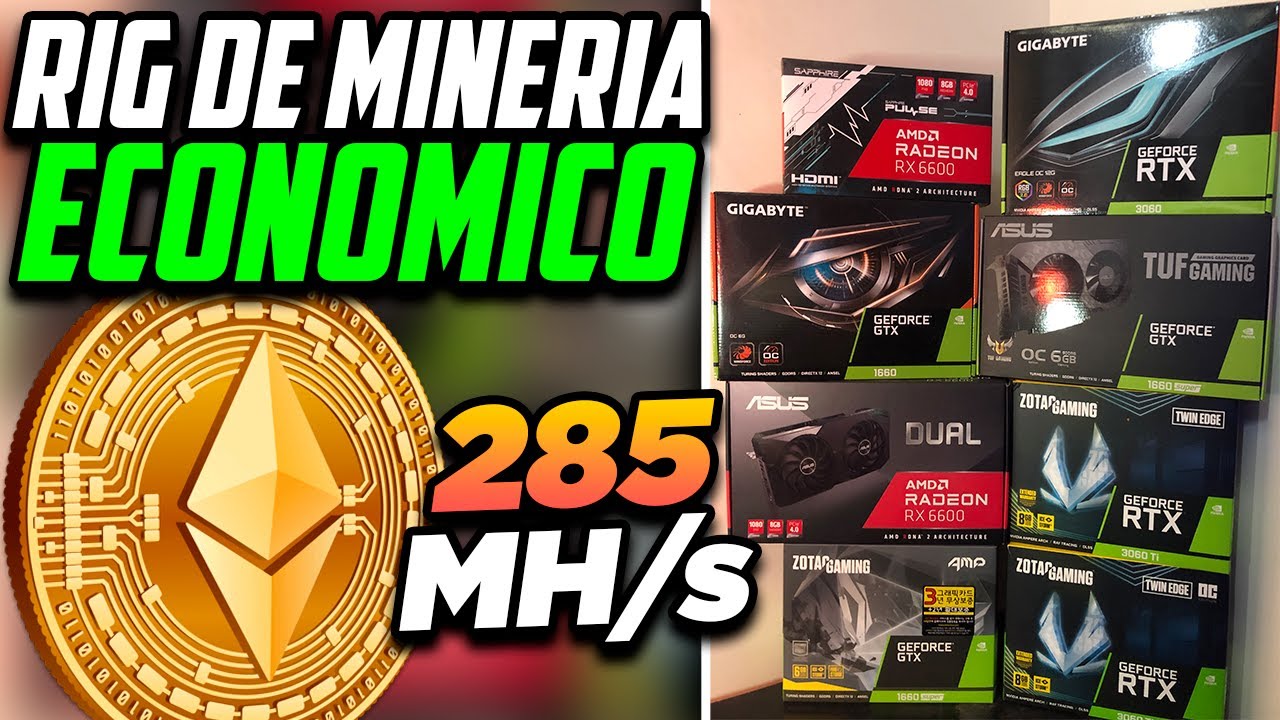 CUANTO GANO CON MI RIG DE MINERIA / 285MH/S 💲💲💲 - YouTube