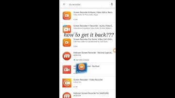 How to download du recorder on android