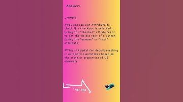 What is the purpose of the Get Attribute activity in UiPath, and how is it typically used?