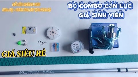 640K - 700K | Combo Cần Lục Giá Rẻ Đánh Cá To | Cần Sh Discovery & Máy YOLO KIM LOẠI & Full Phụ Kiện