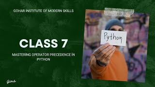 Celebrity Class 7 | Mastering Operator Precedence in Python Profile