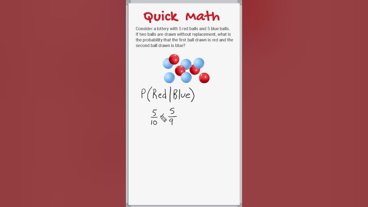 Probability without replacement youtube