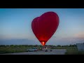 Воздушный шар "Сердце" | Предложение в небе | 08.08.2020 | 4K