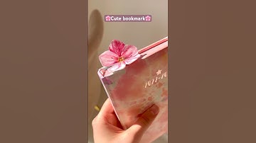 DIY bookmark🌸