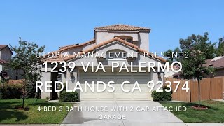 Redlands Property Management - 1239 Via Palermo, Redlands CA 92374