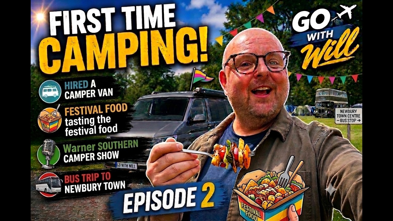 3 Days at the Southern Motorhome & Campervan Show | First Camping Trip | Bus into Town | Episode 2