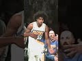 “Vintage vibes.” ✌ Last Night’s 116-105 Win Shot Through a Camcorder 📹