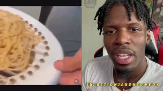 He put pasta on the toilet seat??!!