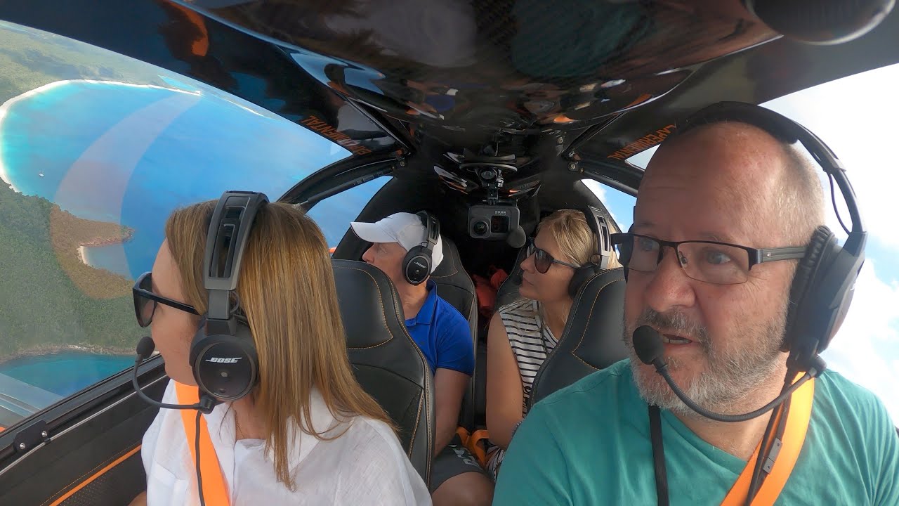 Getting Nicola over her fear of flying in our Sling TSi !