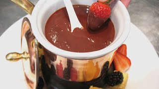 2-Ingredient Chocolate Fondue