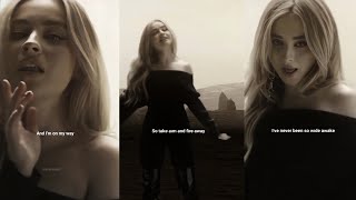On My Way - Alan Walker and Sabrina Carpenter WhatsApp status Sabrina Carpenter