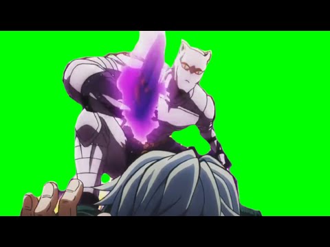 JoJo Green Screen - Killer Queen Turns Koichi into a Bomb