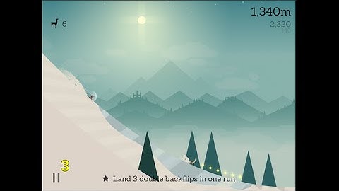 How To Land 3 Double Backflips In Alto