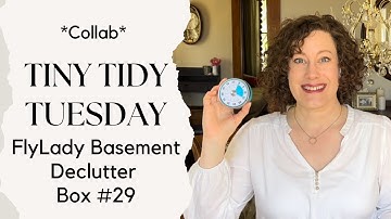 Tiny Tidy Tuesday Collab | Box #29 | FlyLady Babysteps Basement Declutter