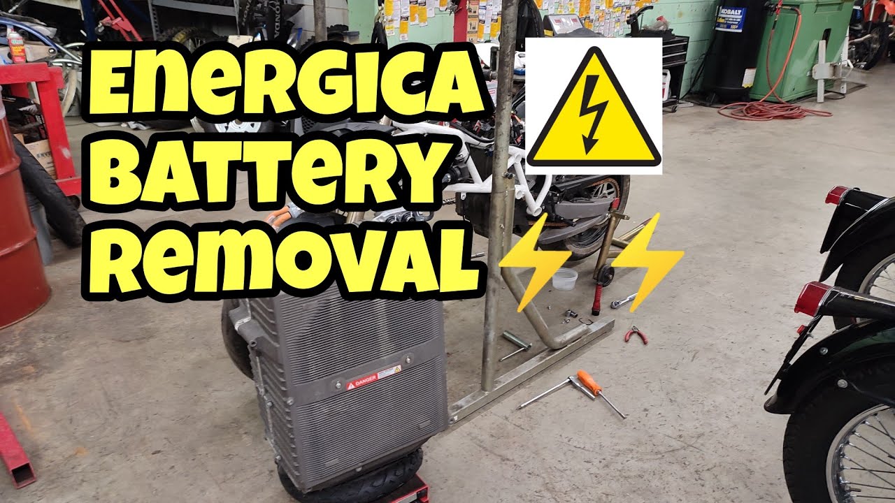 Energica battery removal. Eva rescue! YouTube