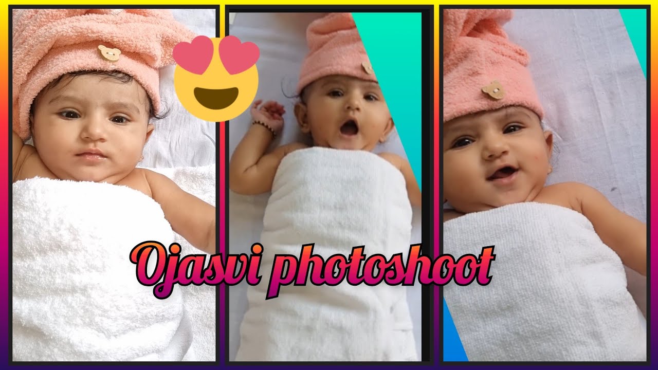cute baby photoshhot idea ek ldki ko song cute girl 5month baby