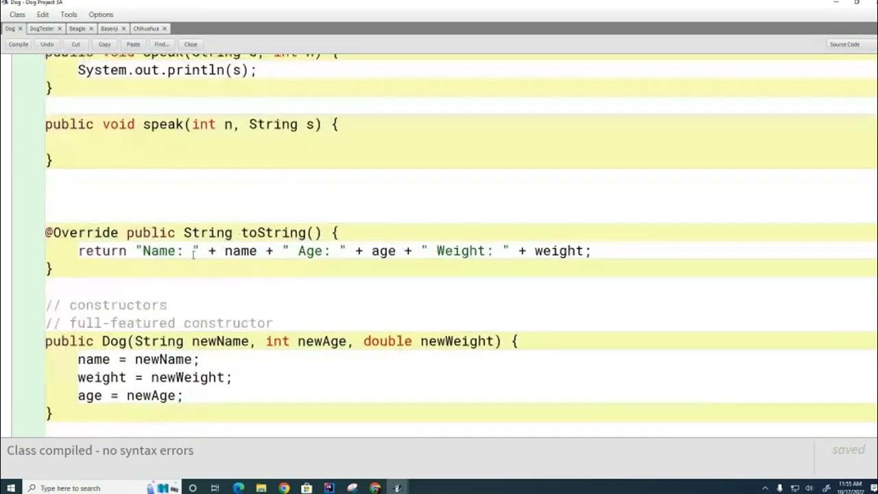 CSA 019: Overloading versus Overriding Methods in Java - YouTube
