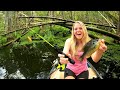 $10 Dollar MICRO ROD Bream Fishing DEEP in the SWAMP!  ( Mind Blown )