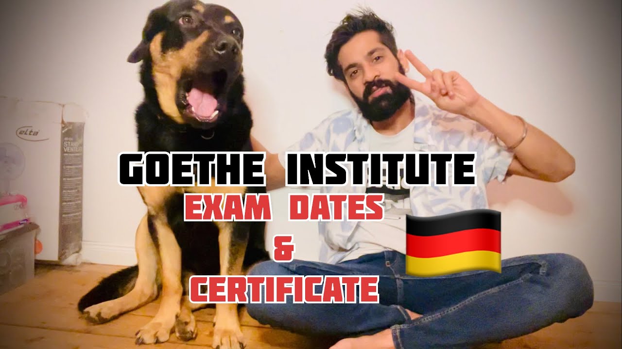 Goethe Institute Exam Dates And Certificate A1 C1 YouTube