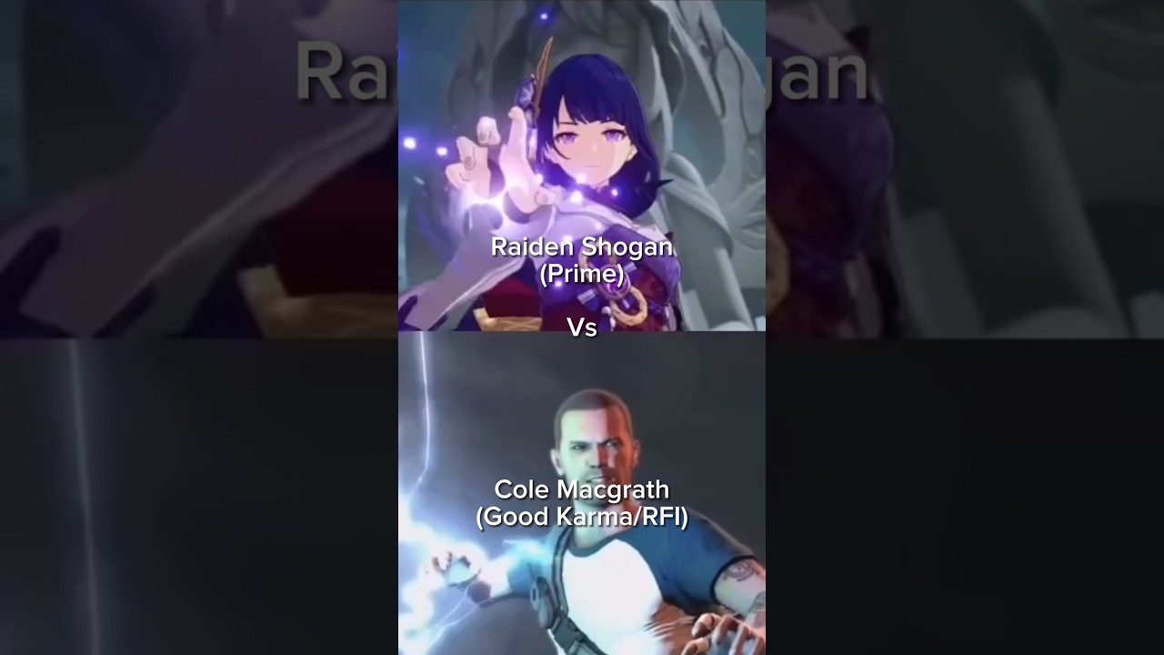 Cole Macgrath (good karma/RFI) vs Raiden Shogan (Prime) 