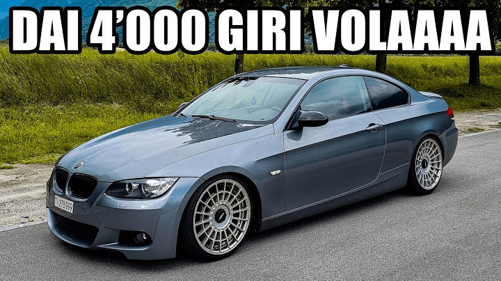 BMW 335i: un'auto spettacolare!
