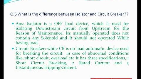 Power Electronics Interviews question and Answer