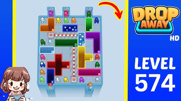 Drop Away Level 574 Solution Walkthrough