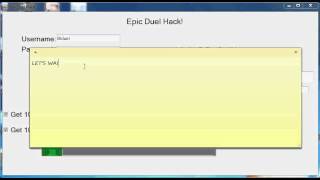 EPIC DUEL 2011 HACK