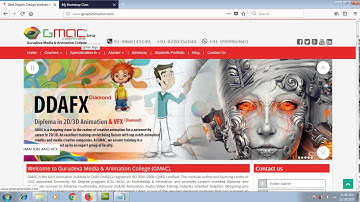 graphic designing and website development institute in delhi | GMAC Animation