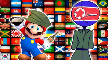 Countryhumans reacts to Super Mario in different languages meme ( part 2 )