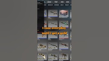 openning 1 case everyday until i get a gold!! | day 3 #csgo #cs2 #shorts