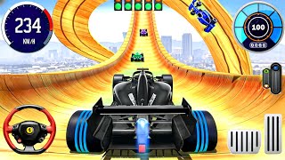 Formula F1 Car Mega Ramp Racing Simulator - Impossible  GT Car Stunts 3d : Android Gameplay #1 screenshot 5