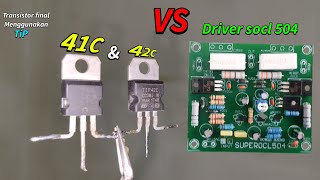 Bagaimana jika Transistor TIP 41C & 42C jadi transistor FINAL.. ||  rusak
